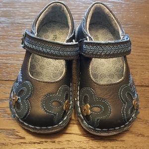 Navy Stride Rite toddler girl shoes